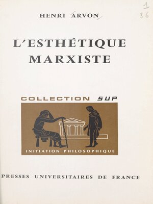 cover image of L'esthétique marxiste